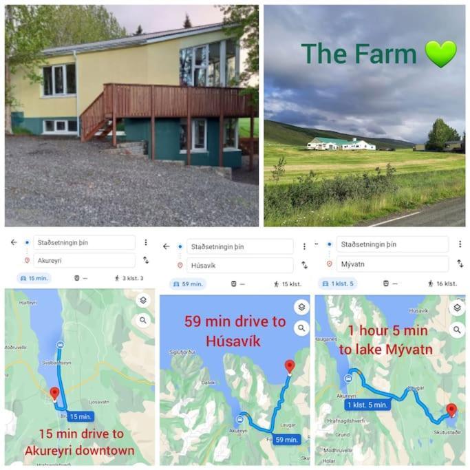 Ferienwohnung Þorsmoerk Farm 12 Min From Akureyri Svalbarthseyri Exterior foto